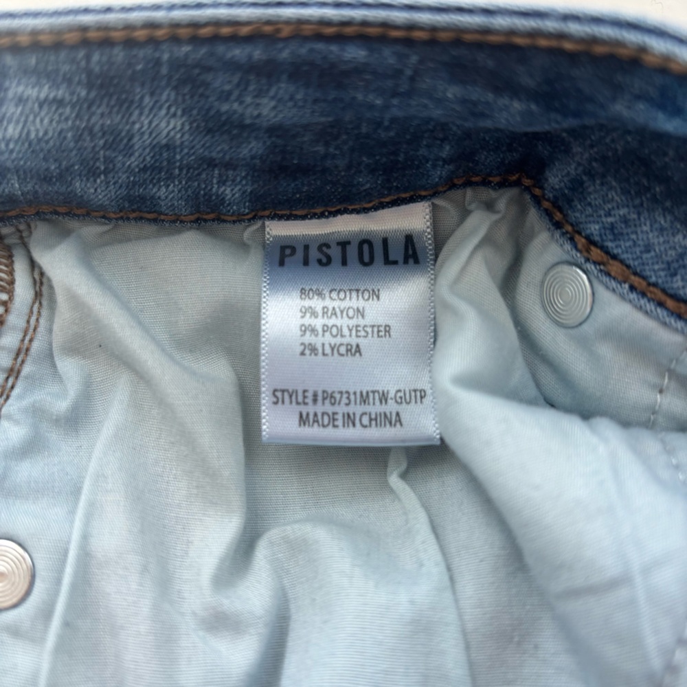 Pistola High Rise Skinny Jeans | Size 27 | 25″ Inseam – Medium Wash - Picture 6 of 10